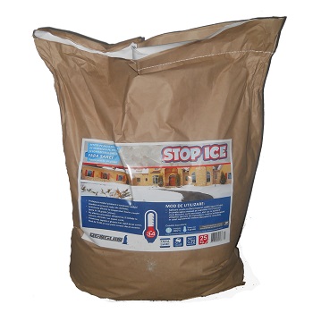 STOP ICE-produs biodegradabil pentru prevenire / combatere gheata (25kg)